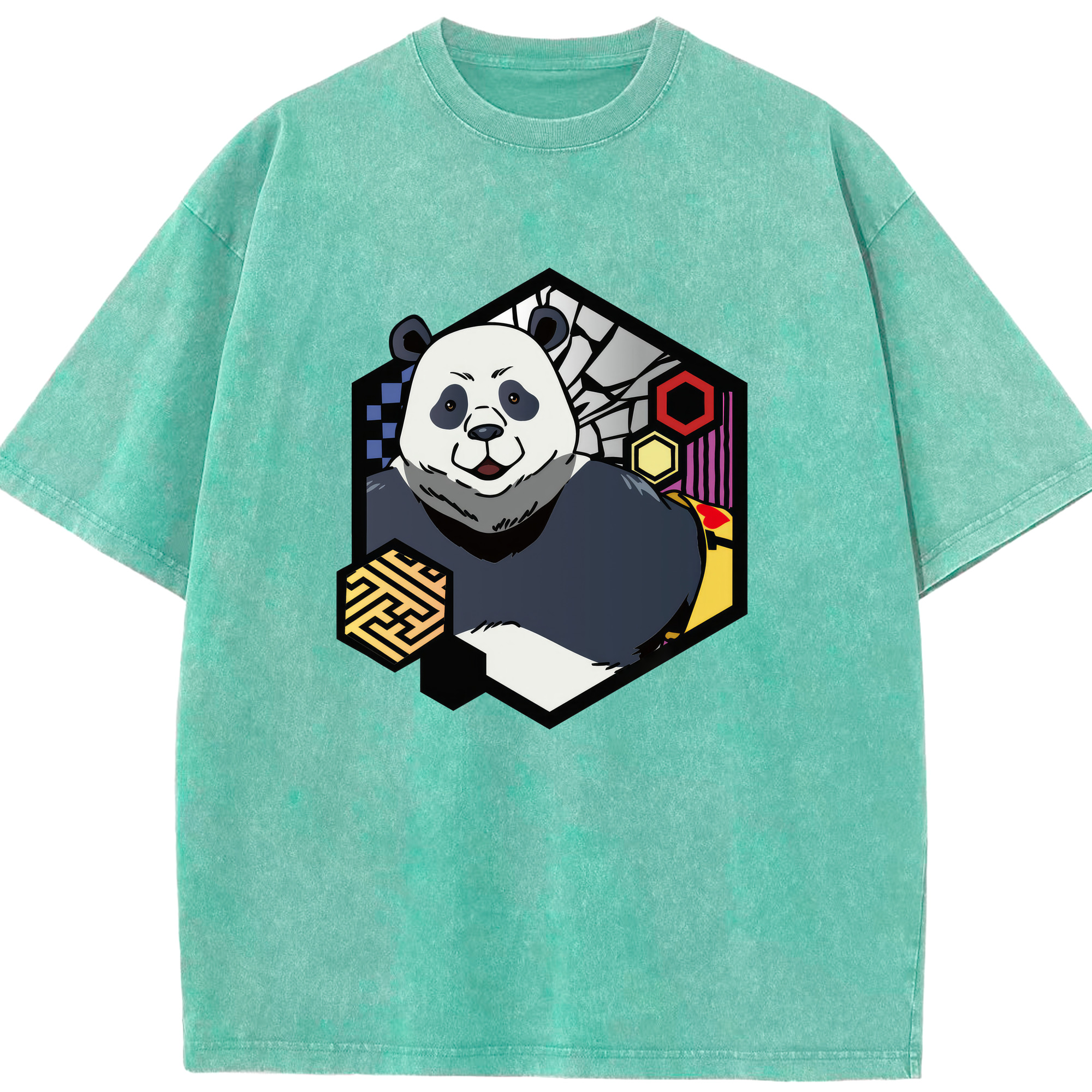 （画像用） 呪術廻戦 Jujutsu Kaisen 綿100% ヴィンテージ風 半袖Tシャツ（フロントプリント）